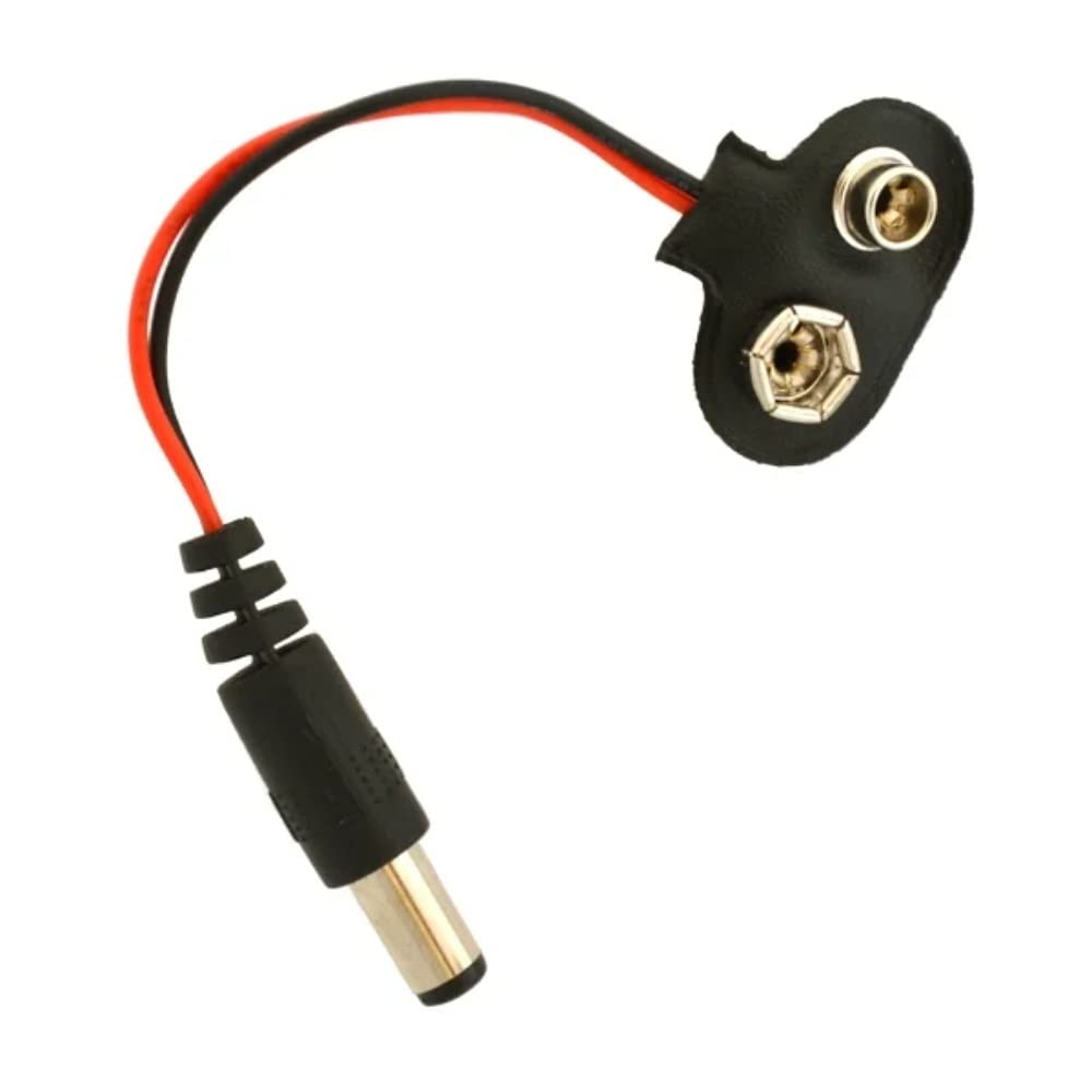 Battery clips with DC Jack