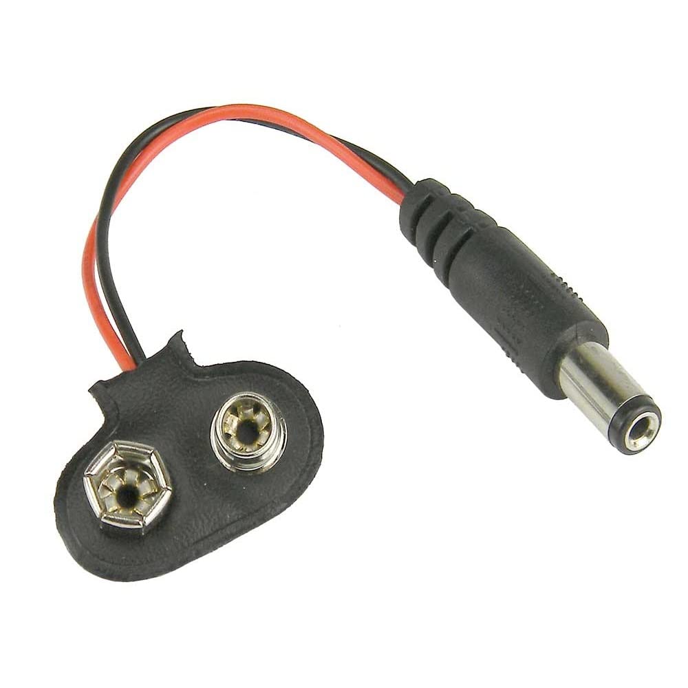 Battery clips with DC Jack