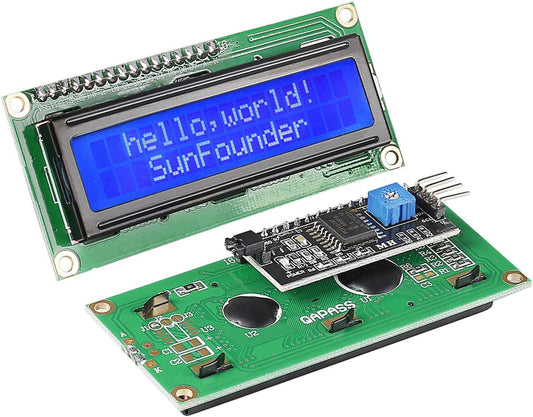 16x2 LCD display