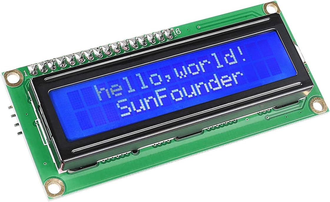 16x2 LCD display