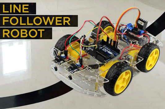 Line Follower Robot Car - Advanced & User-Friendly