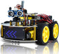 Multifunction 4WD Robot Car Kit - High Performance & Durable, Complete DIY Project