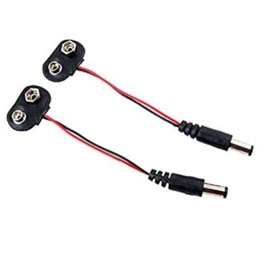 Battery clips with DC Jack