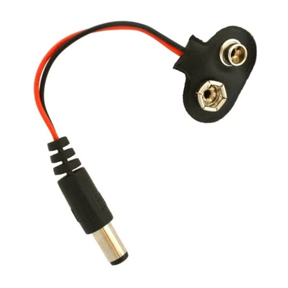 Battery clips with DC Jack